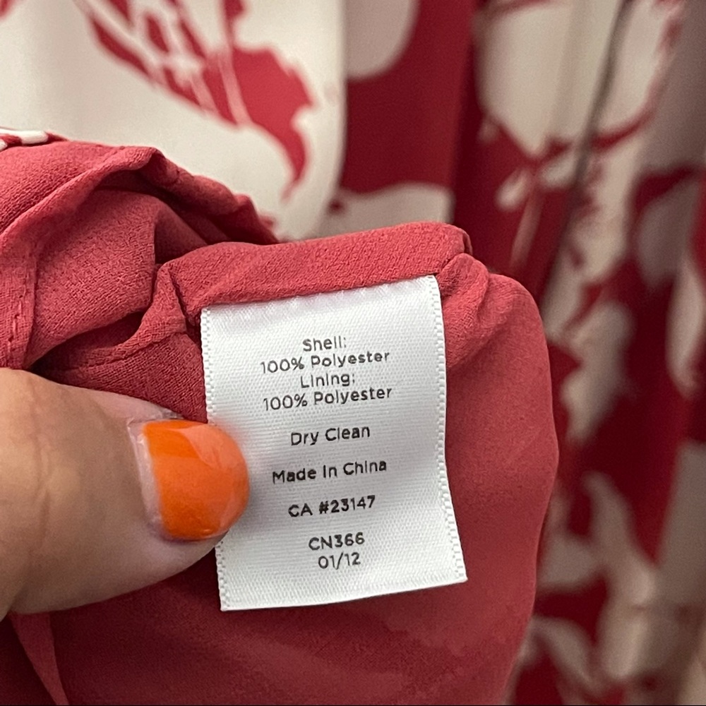 Talbots Floral Ruched Dress - Picture 9 of 9